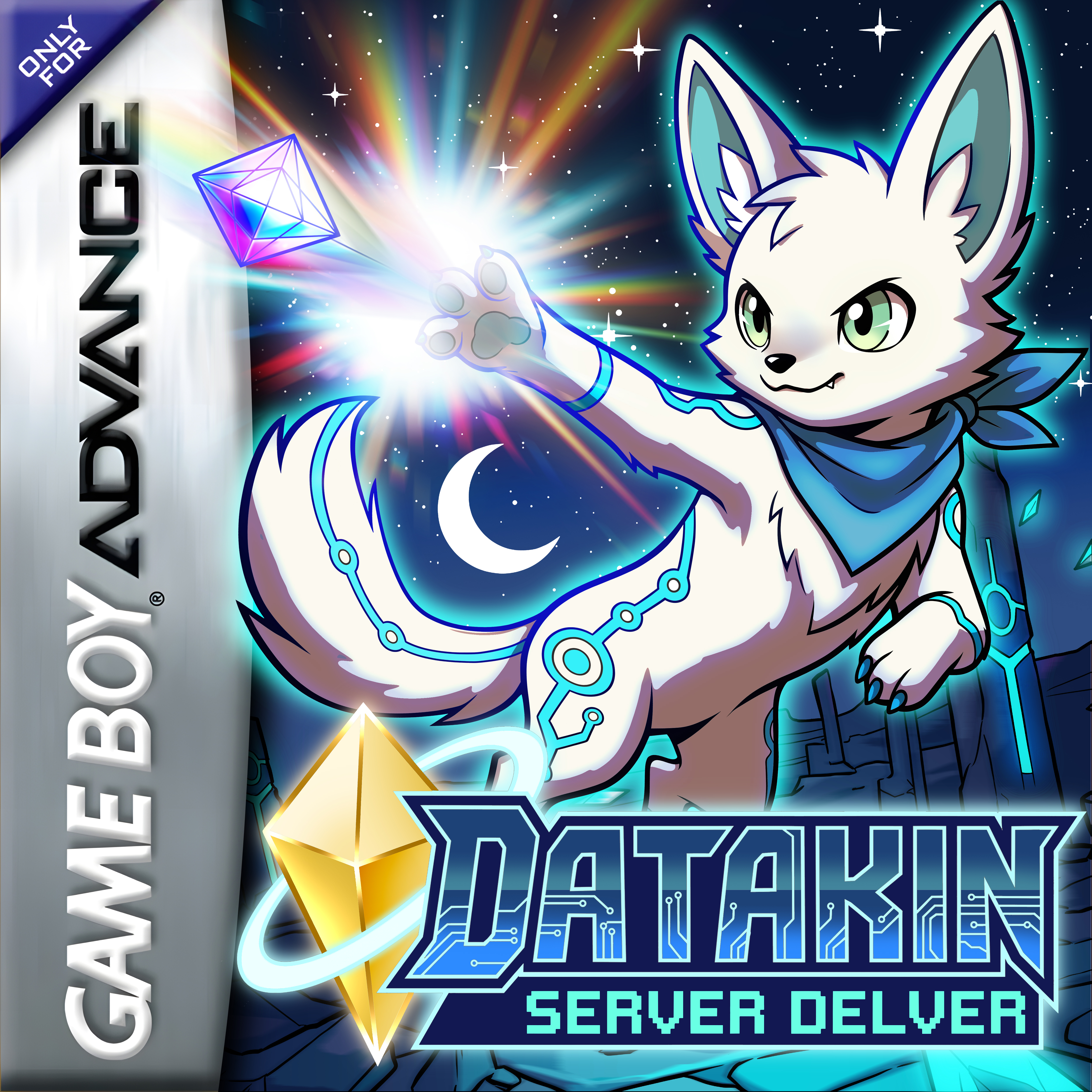 Datakin: Server Delver cover artwork by Jesús Santana Agurto